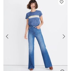 Madewell 11” High Rise Flare Jean